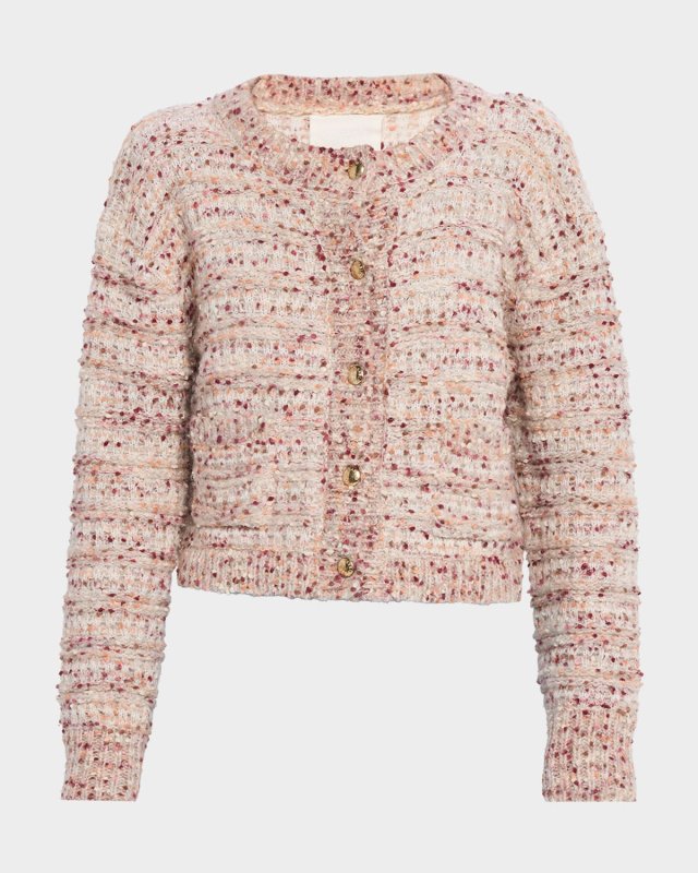Helena Cropped Double-Pocket Cardigan